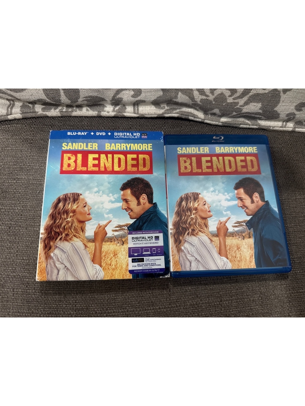 Blended (Blu-ray/DVD, 2014) Adam Sandler, Drew Barrymore
